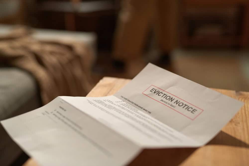 Photo of Eviction Notice